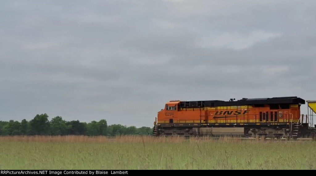 BNSF coal train DPU